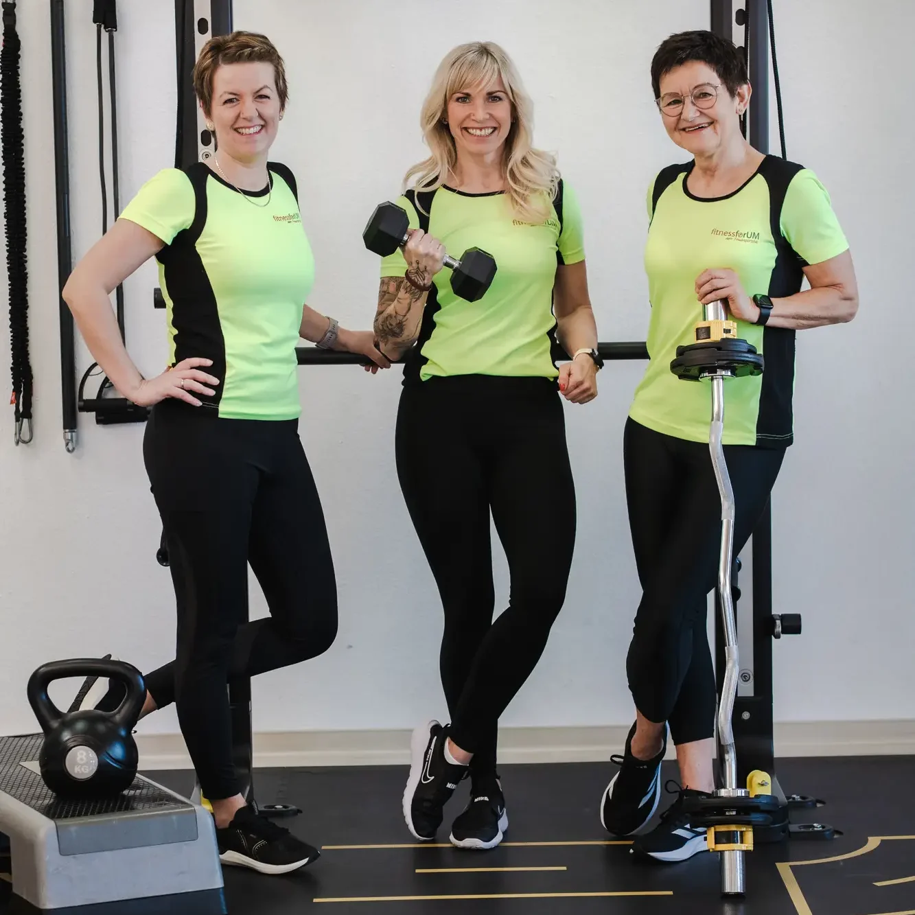 Fitnessforum Prenzlau - 3 Frauen vor Trainingsgeräten